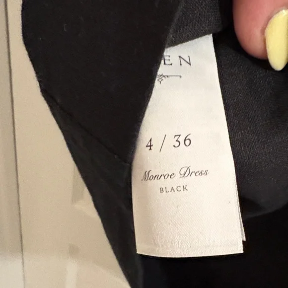 Doen Monroe Black Linen Sailor Dress - Picture 7 of 12